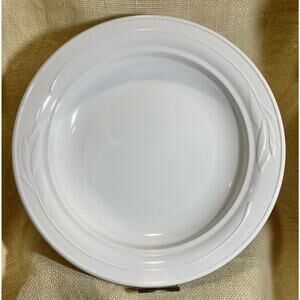 CORNING 11 3/4 inch ELEGANCE L 23 shallow white serving bowl